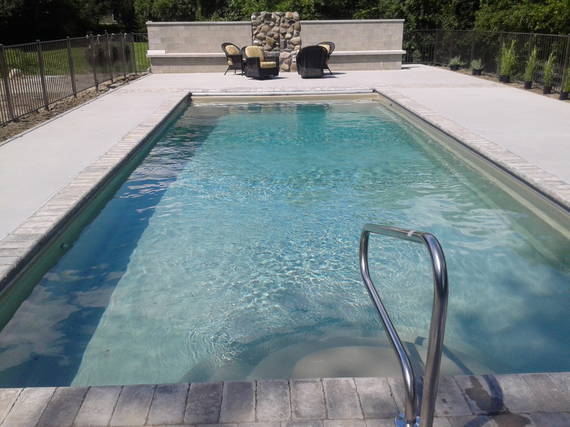 Fiberglass pool Northville Michigan