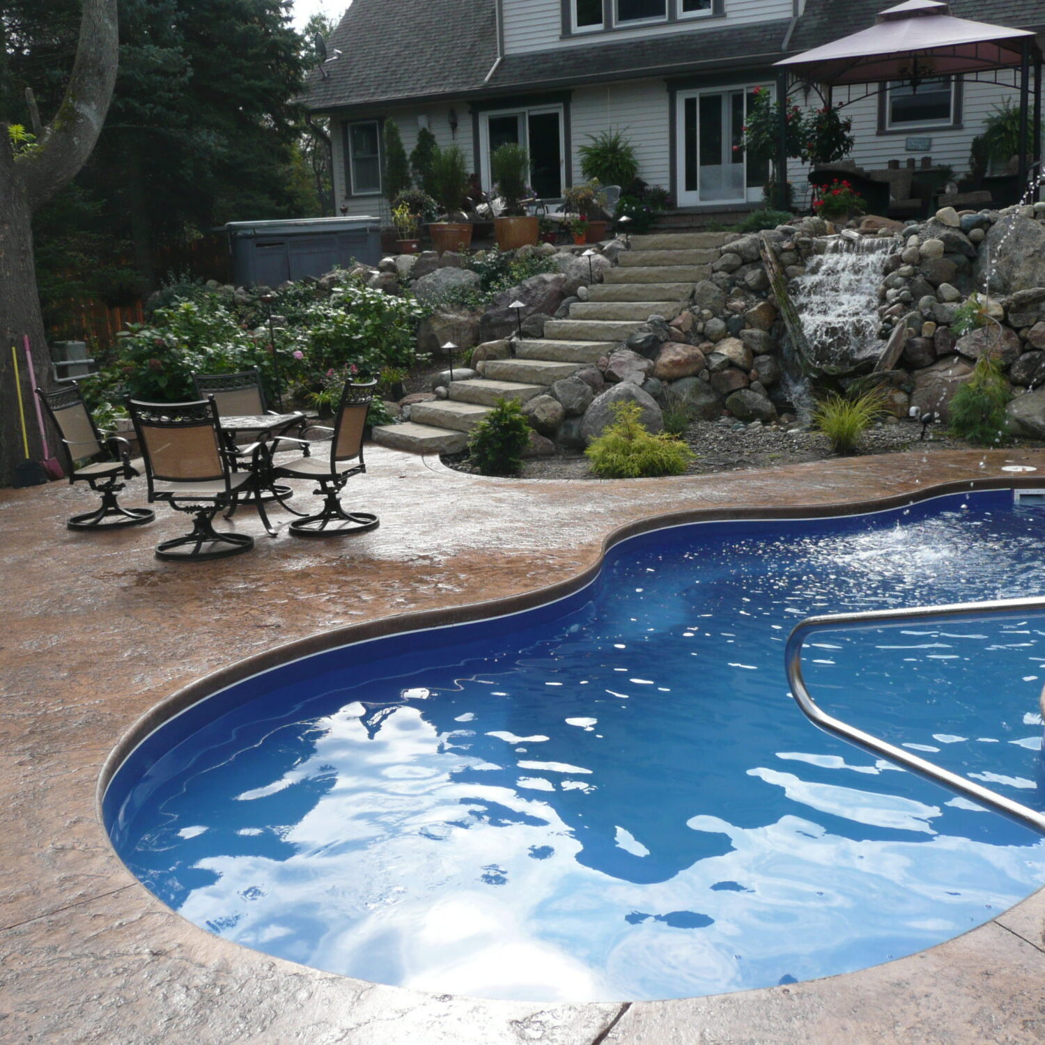 Stamped concrete 48116